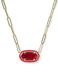 Kendra Scott | Elisa Enamel Frame Paperclip Necklace