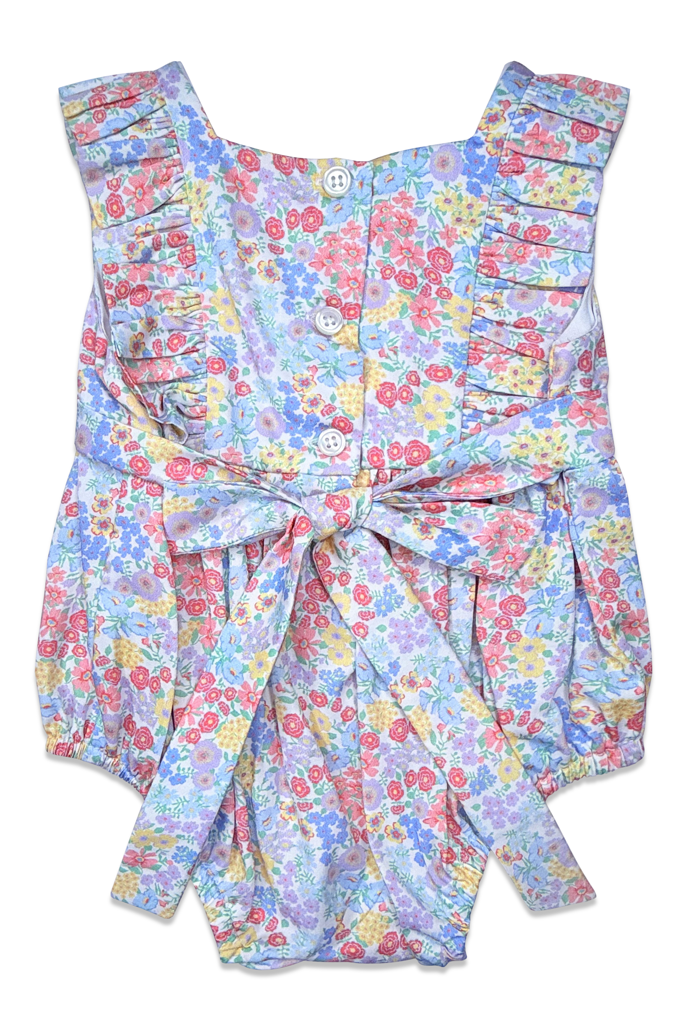 Churchill Floral Edith Smocked Bubble
