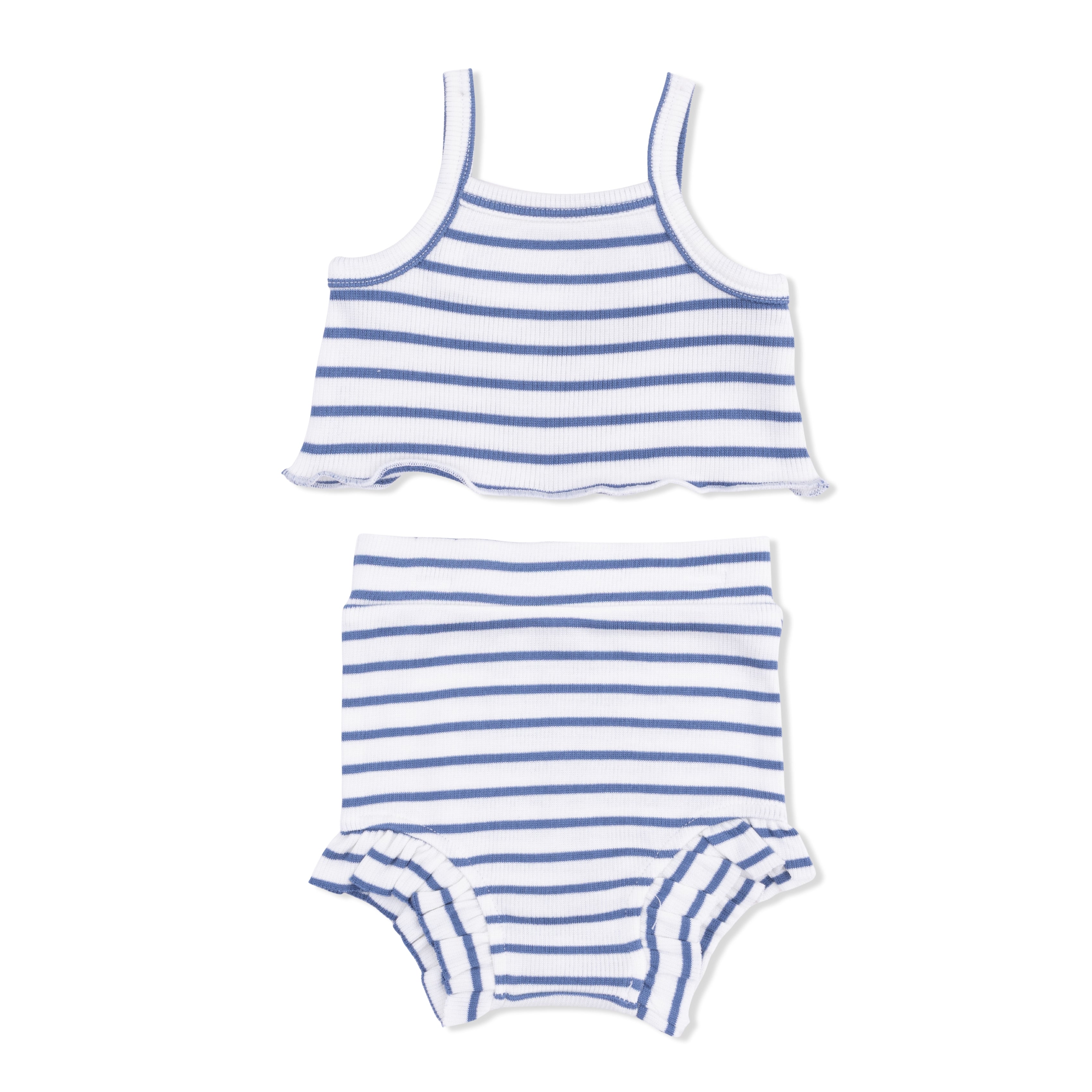 Angel Dear | Navy Stripe Tank Top & High Waisted Short