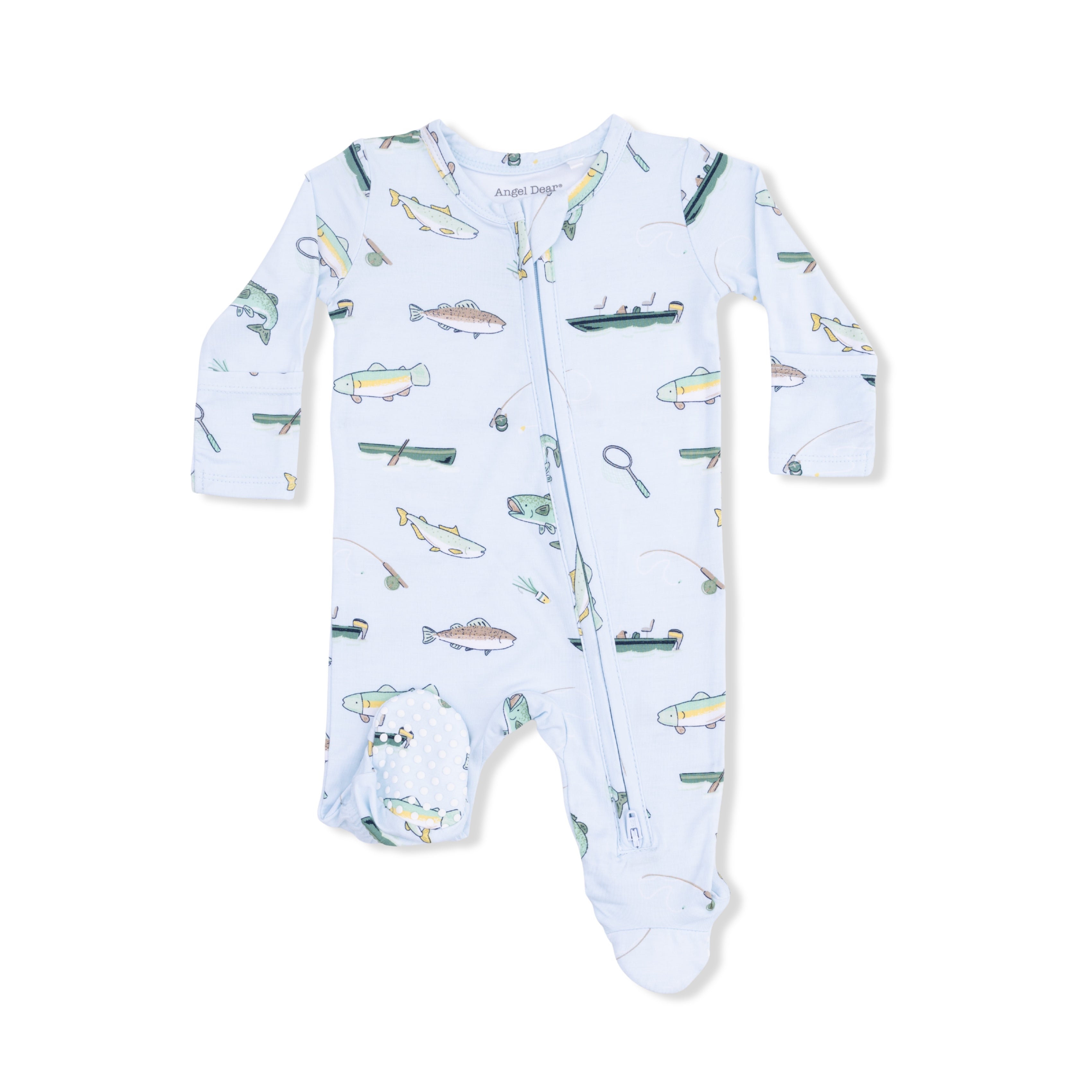 Angel Dear | Fishing 2 Way Zipper Footie