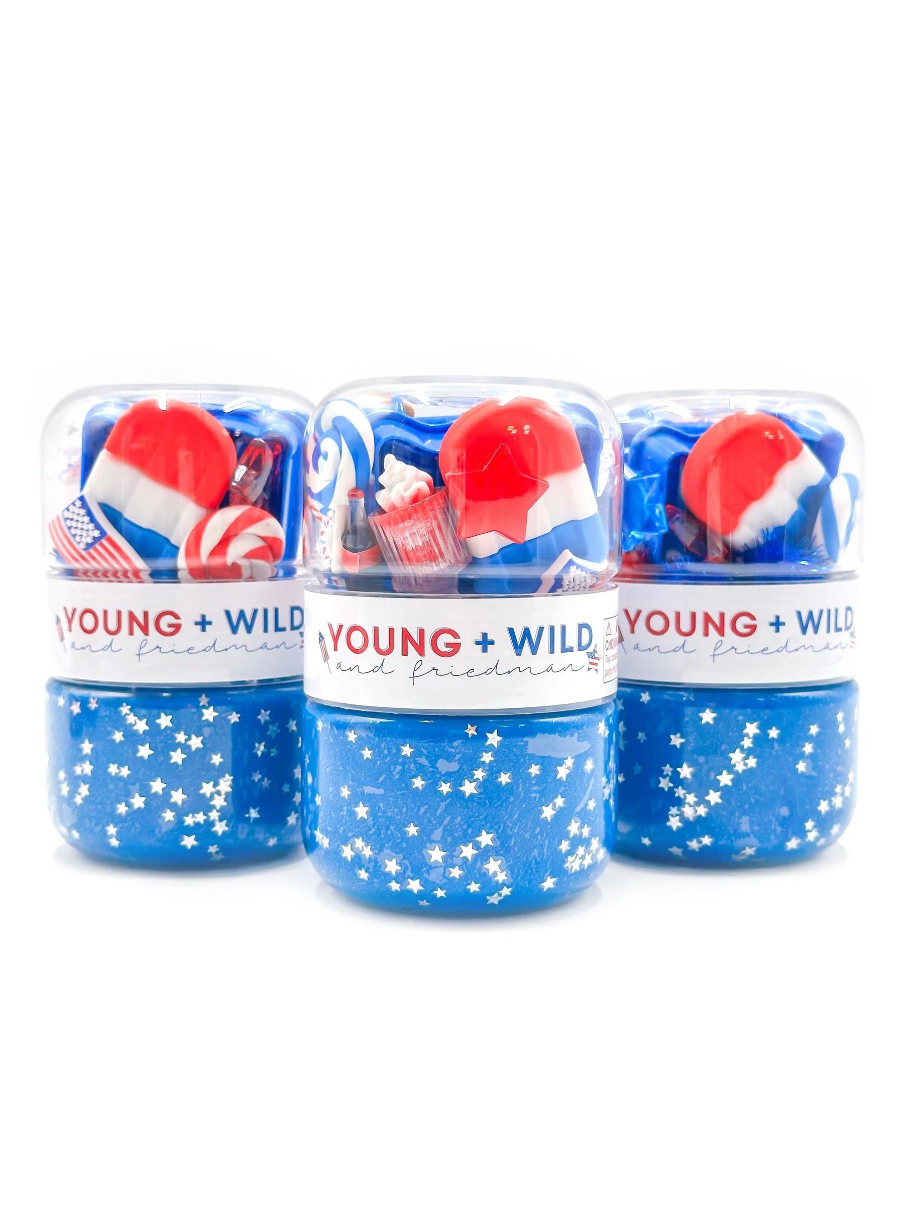 Fourth of July Grab and Go Dough Jar