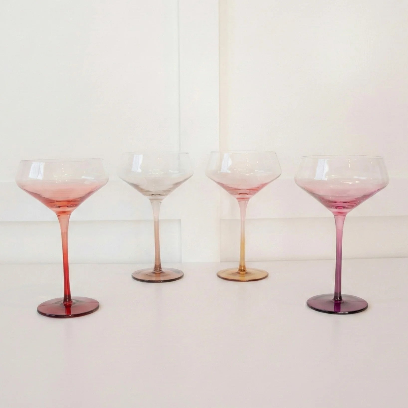 Autumn Coupe Glass Set of 4