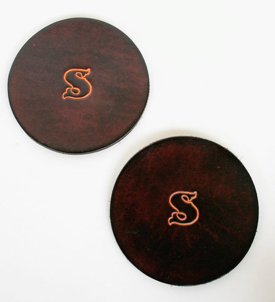 Lindy Leather | Set of Four Coasters