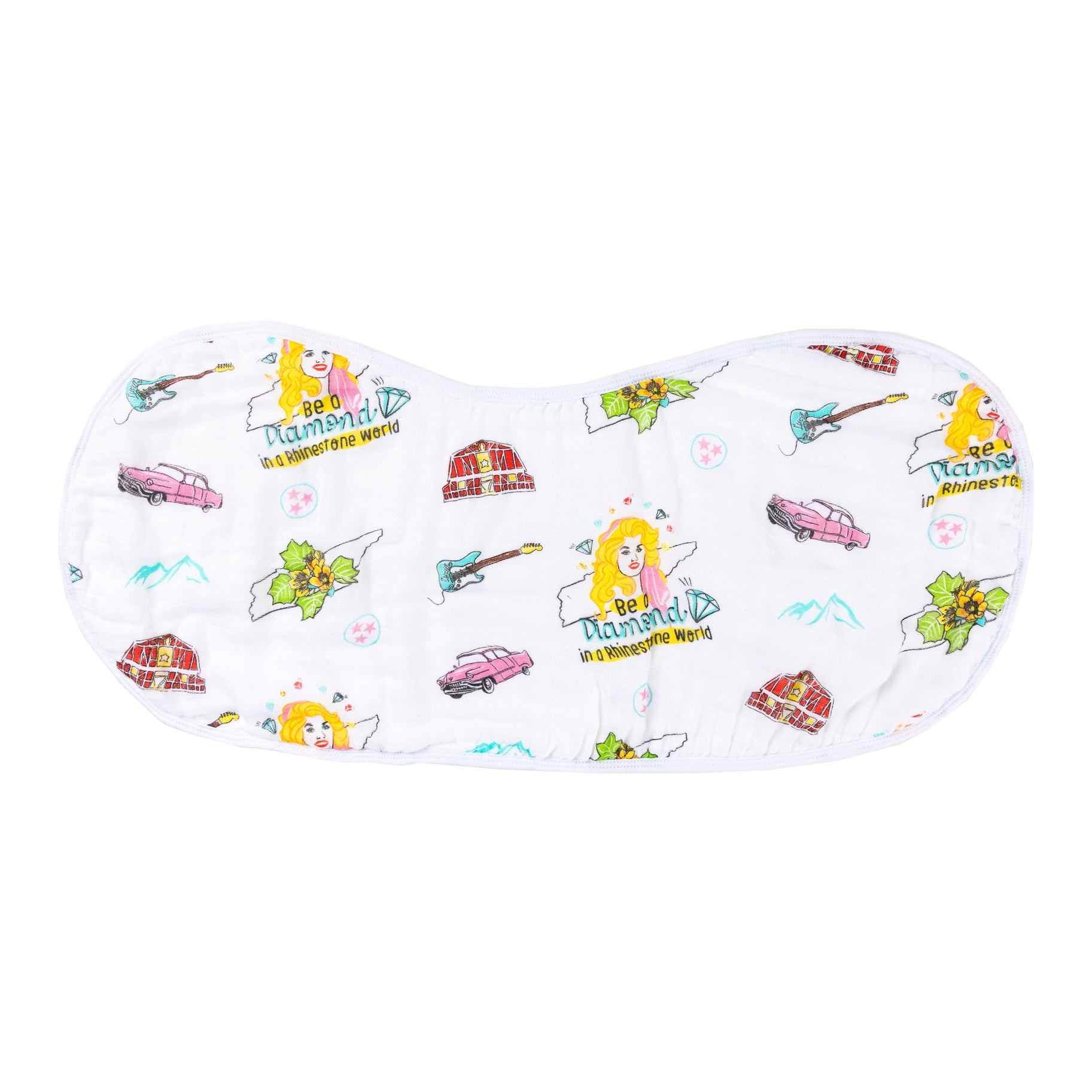 Little Hometown | TN Baby Burp/Bib Floral