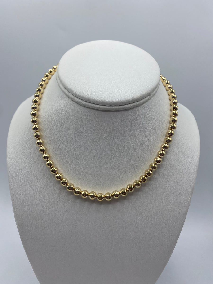 eNewton | Choker Classic 6mm Bead Necklace