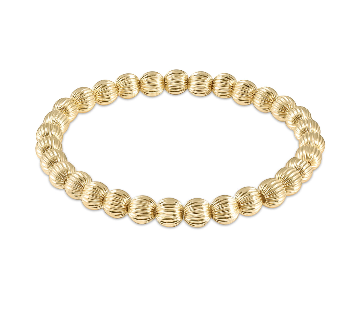 eNewton extends | Dignity Gold 6mm Bead Bracelet