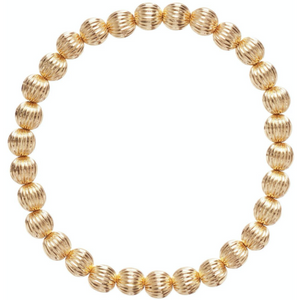 eNewton | Dignity Gold 6mm Bead Bracelet