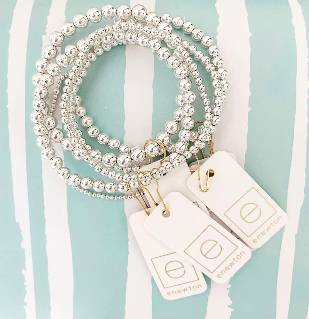 eNewton | Classic Sterling 5mm Bead Bracelet