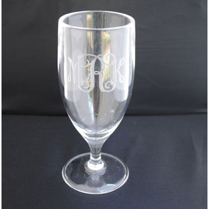 Acrylic Footed Water Glass Single - 14 oz