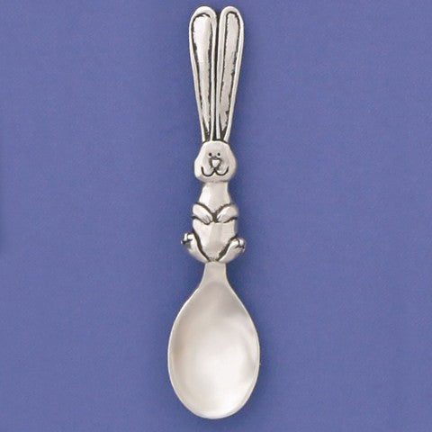 Silver Bunny Baby Spoon