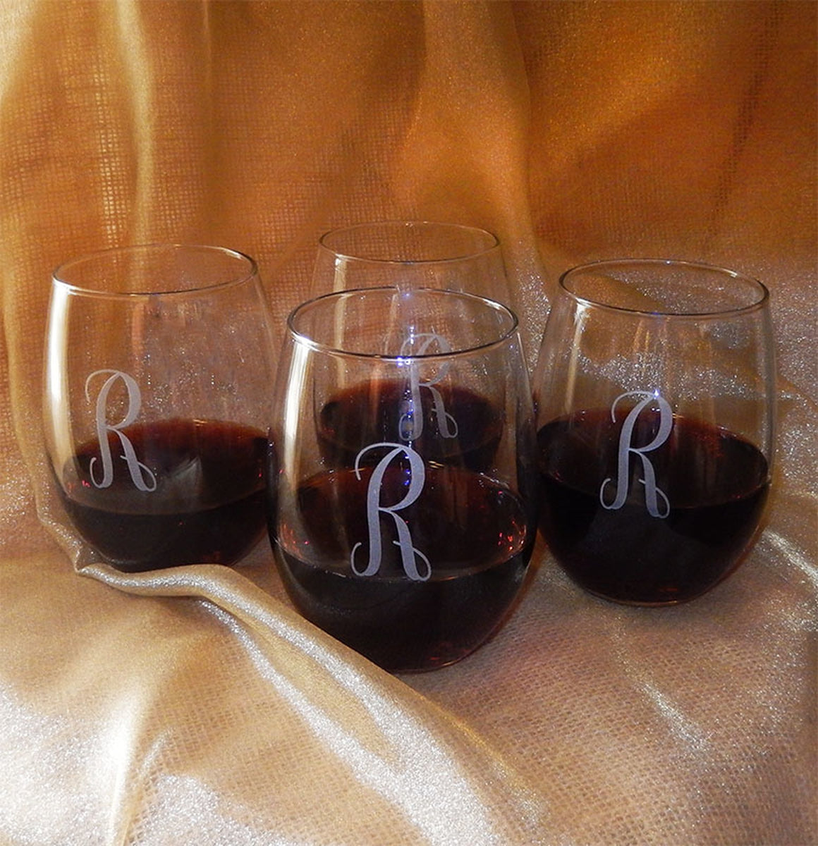Stemless Wine Glasses - 15 oz