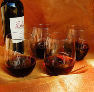 Stemless Wine Glasses - 21 oz