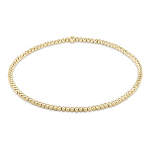 eNewton | Classic Gold 2.5mm Bead Bracelet