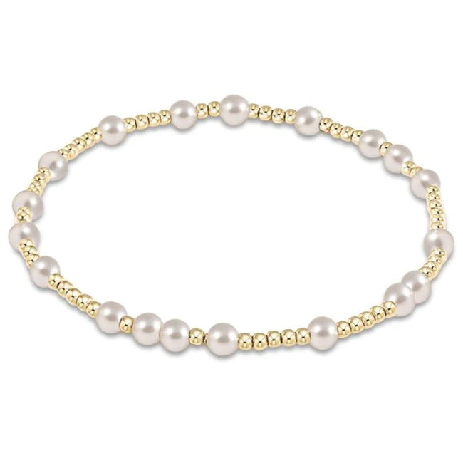 eNewton | Hope Unwritten Bracelet - Pearl 4mm