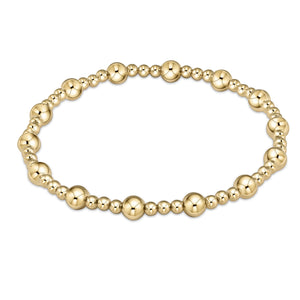 eNewton | Classic Sincerity 5mm Gold Bead Bracelet