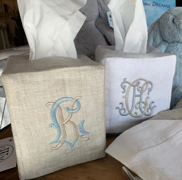 Baptism Linen Keepsake Pillow - Charlotte's Web Monogramming & Gifts