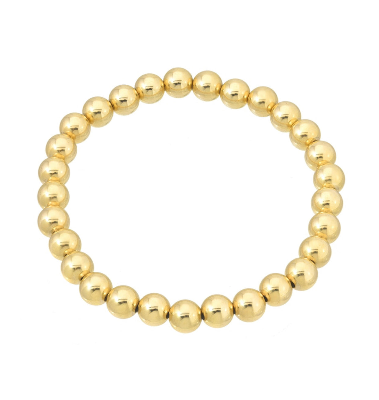 eNewton | Classic Gold 8mm Bead Bracelet