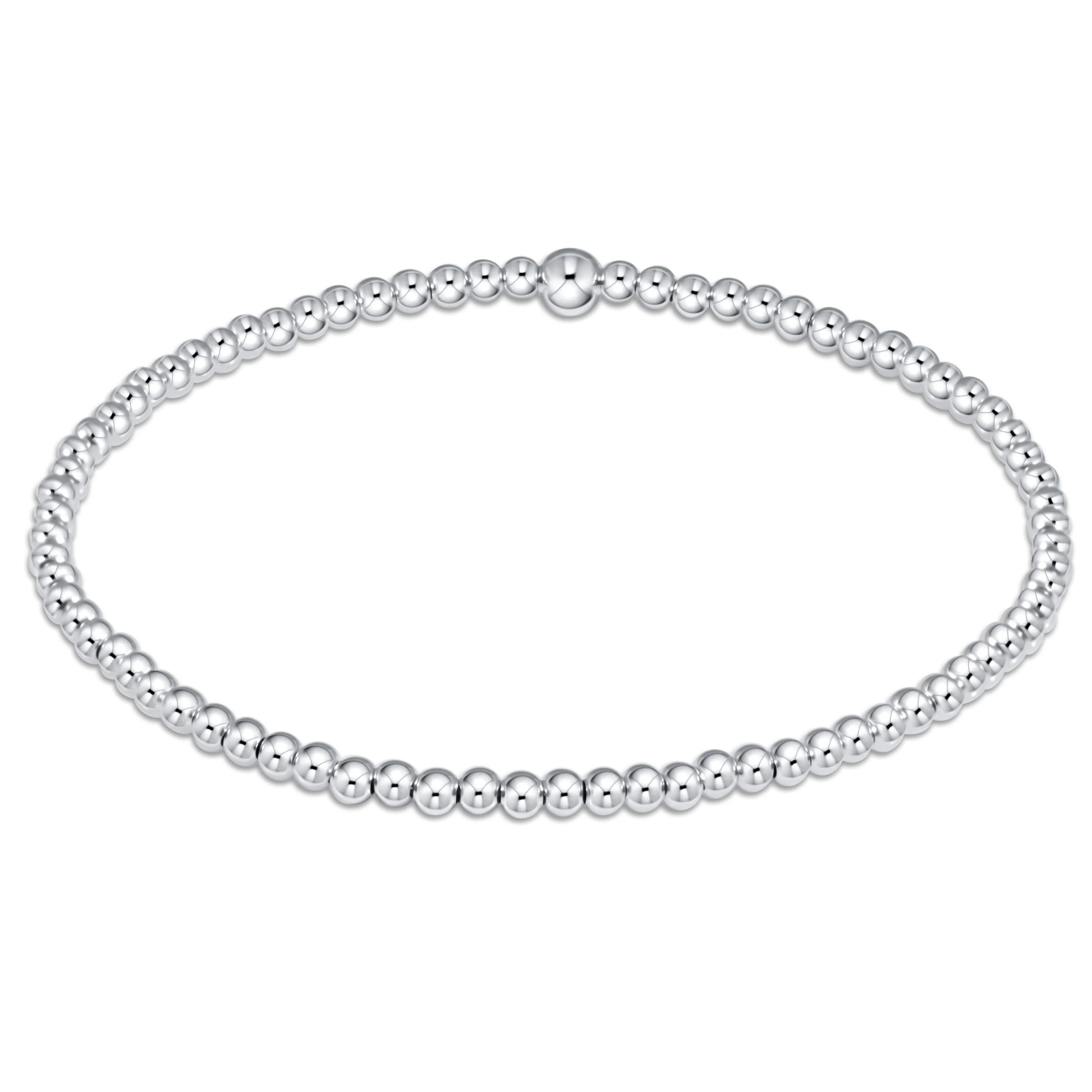 eNewton | Classic Sterling 2.5mm Bead Bracelet