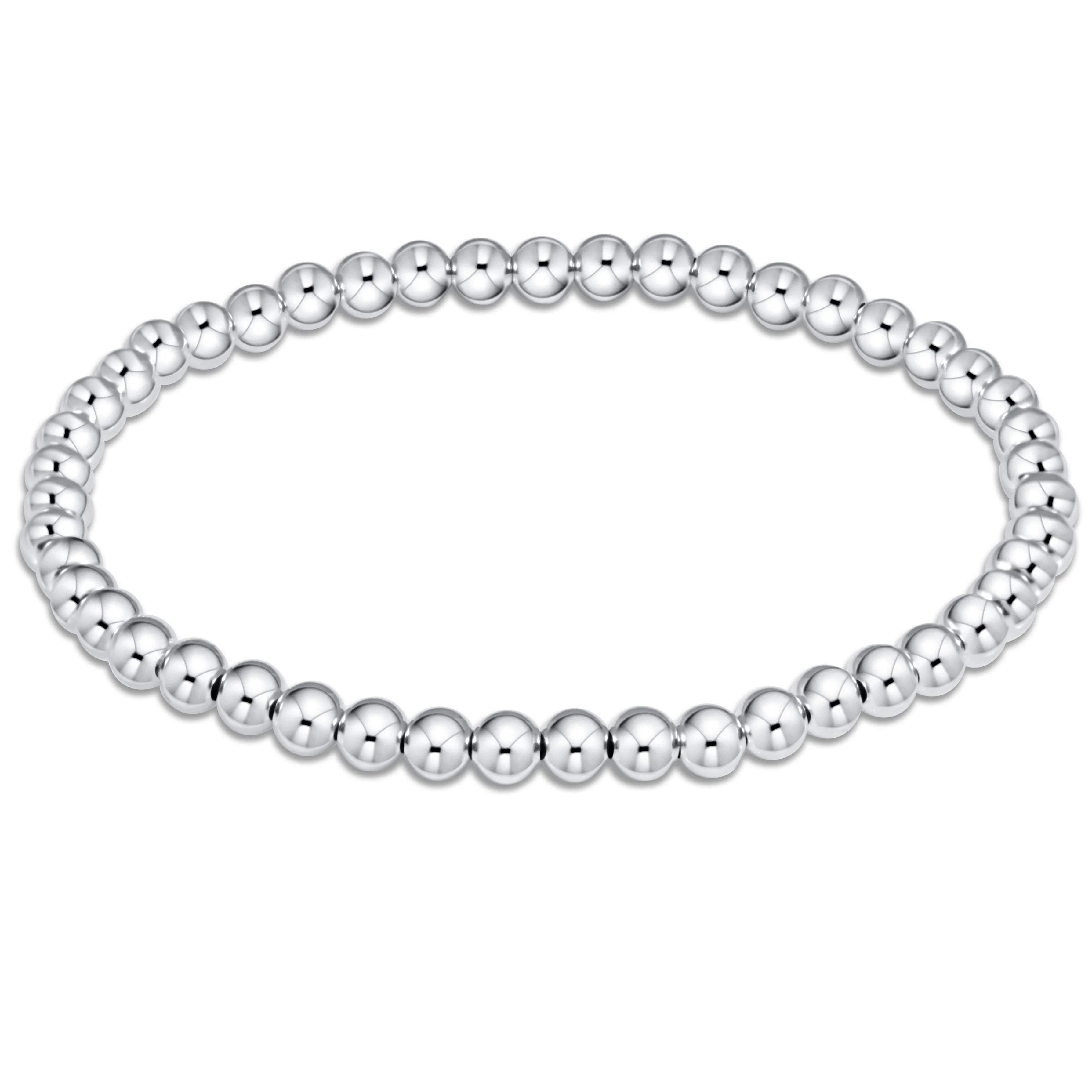 eNewton | Classic Sterling 4mm Bead Bracelet