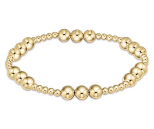 eNewton | Classic Joy 6mm Gold Bead Bracelet