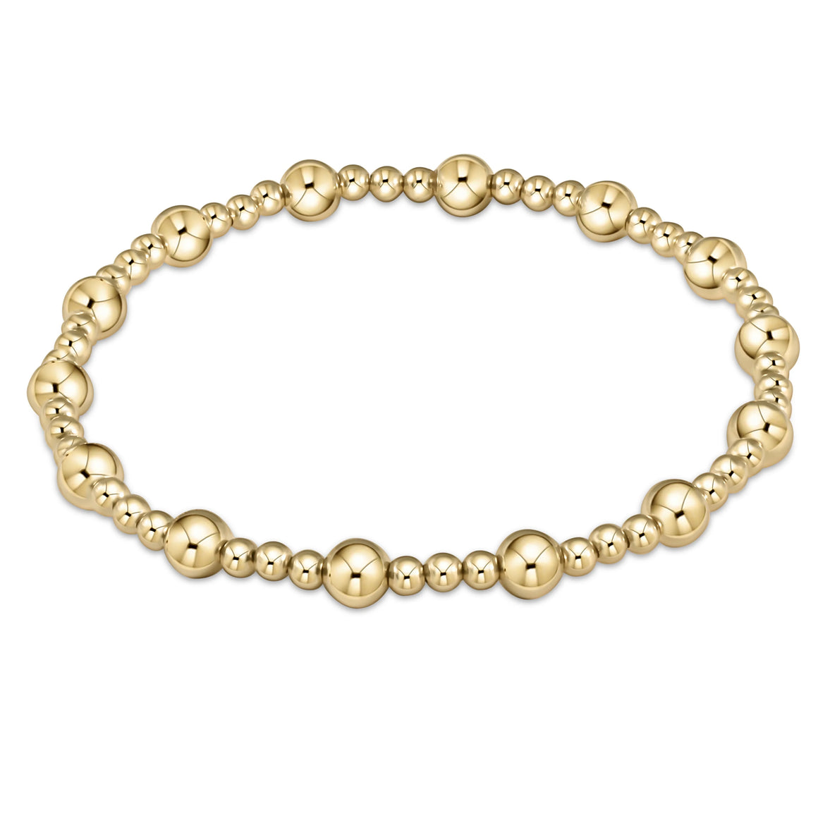 eNewton extends | Classic Sincerity 5mm Gold Bead Bracelet