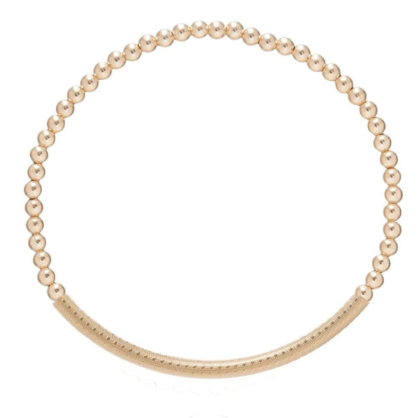 enewton Bliss Bar Smooth Gold 3mm Bracelet main image 1