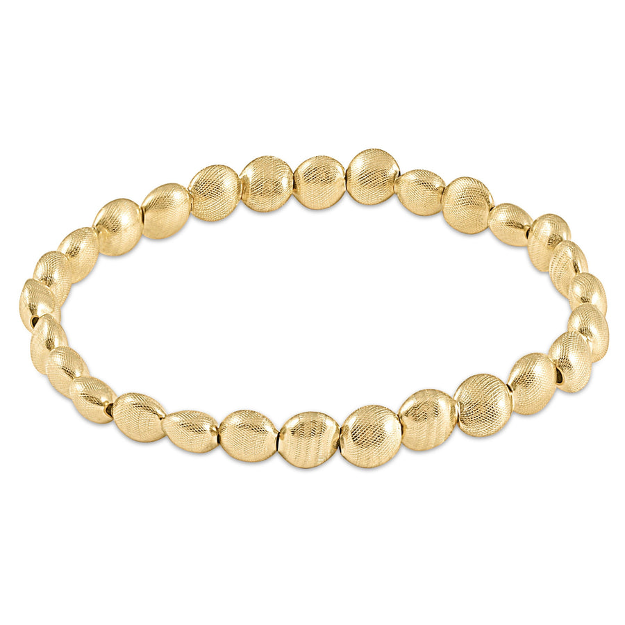 eNewton extends | Honesty Gold 6mm Bead Bracelet