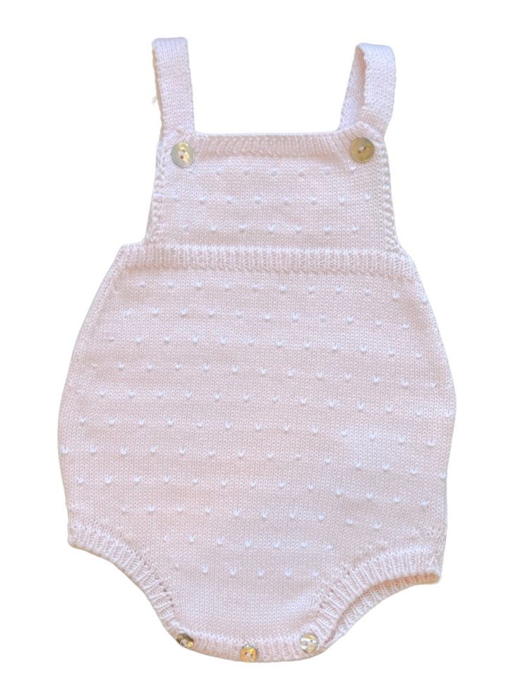 Mi Lucero | Light Pink Dot Sunsuit