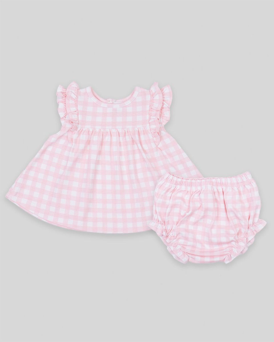 Aurelia Mini Dress Set - Pima Cotton Gingham