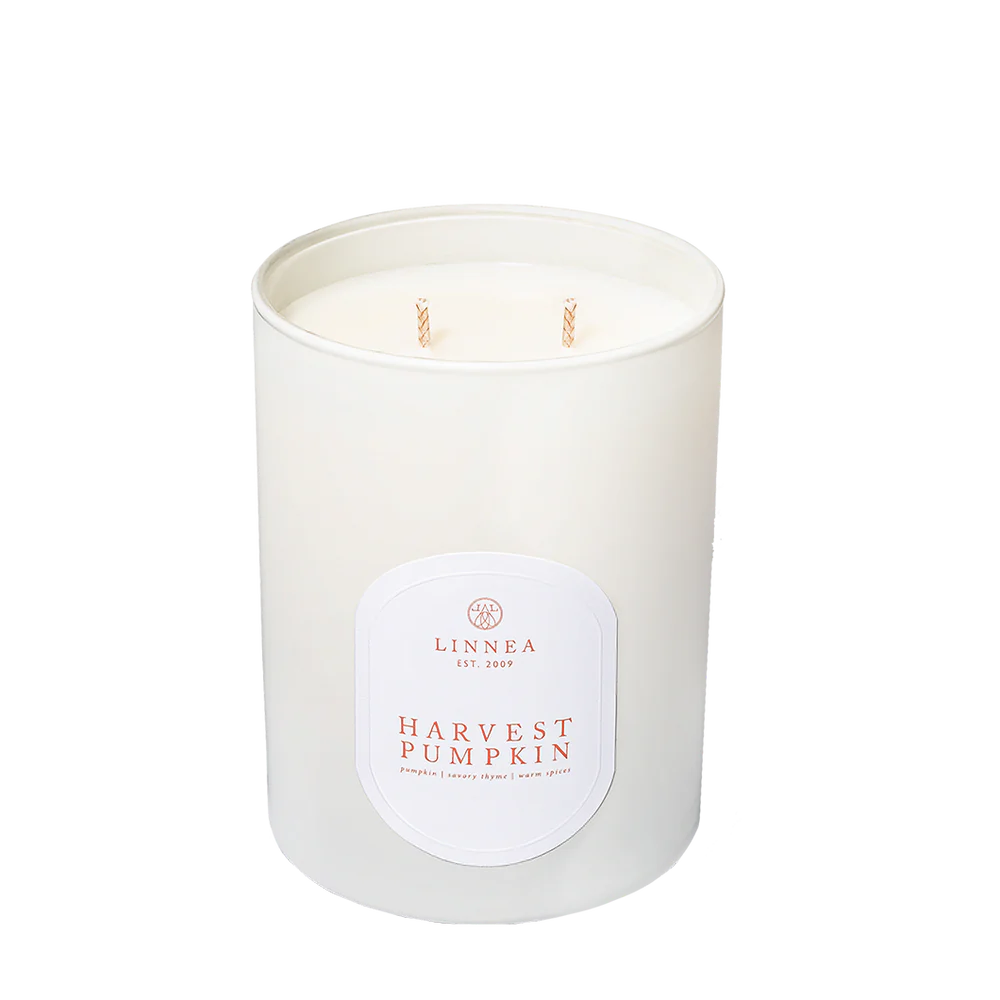 Linnea & Co. | Harvest Pumpkin Large 2 Wick Candle