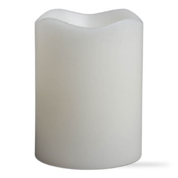 TAG | LED Pillar Candle 3" x 4" Ivory