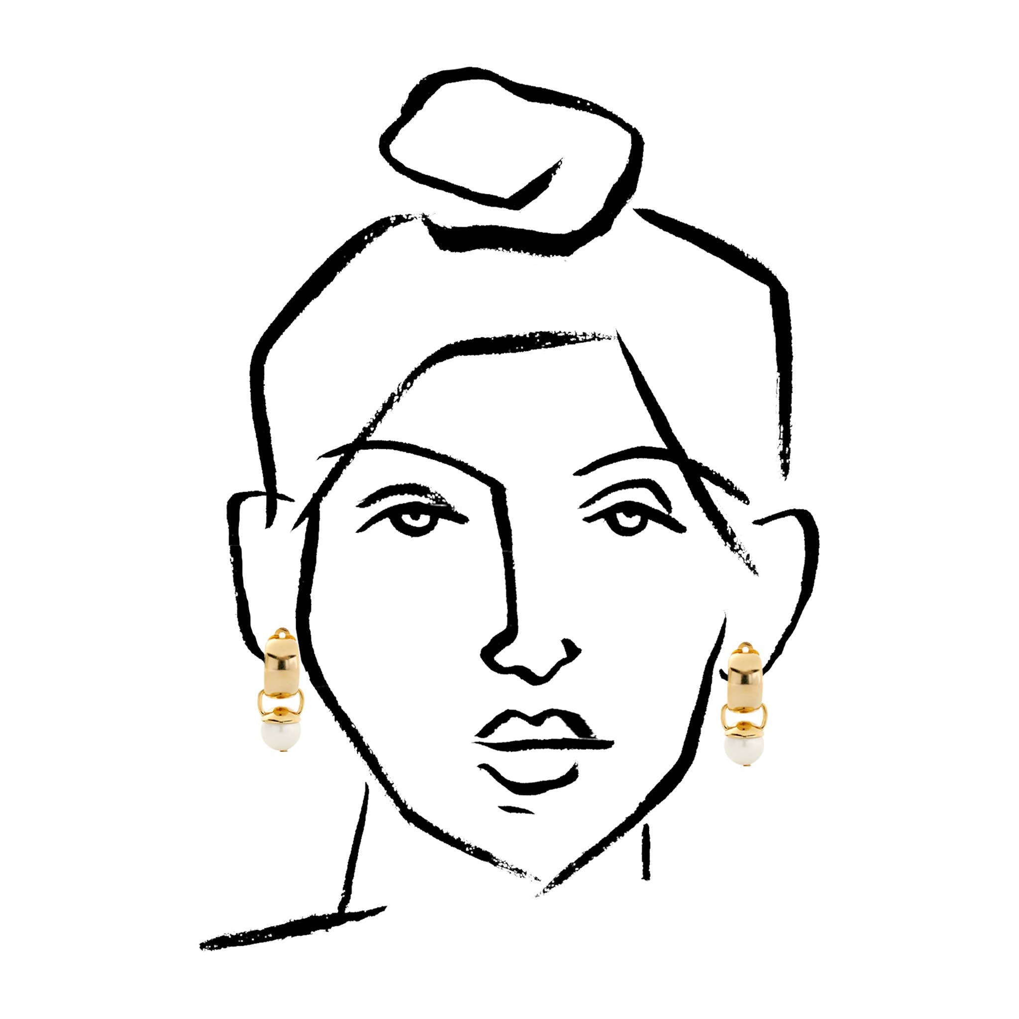 Classic Sleek & Sculpted Ear Clips Medium