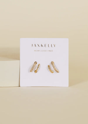 JAXKELLY || Pave Spiral - Earring