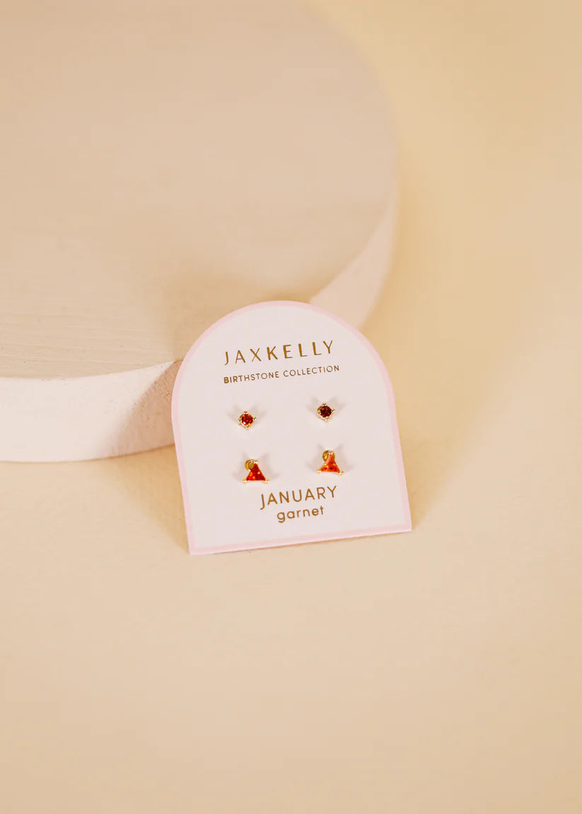 JAXKELLY || Birthstone Earrings