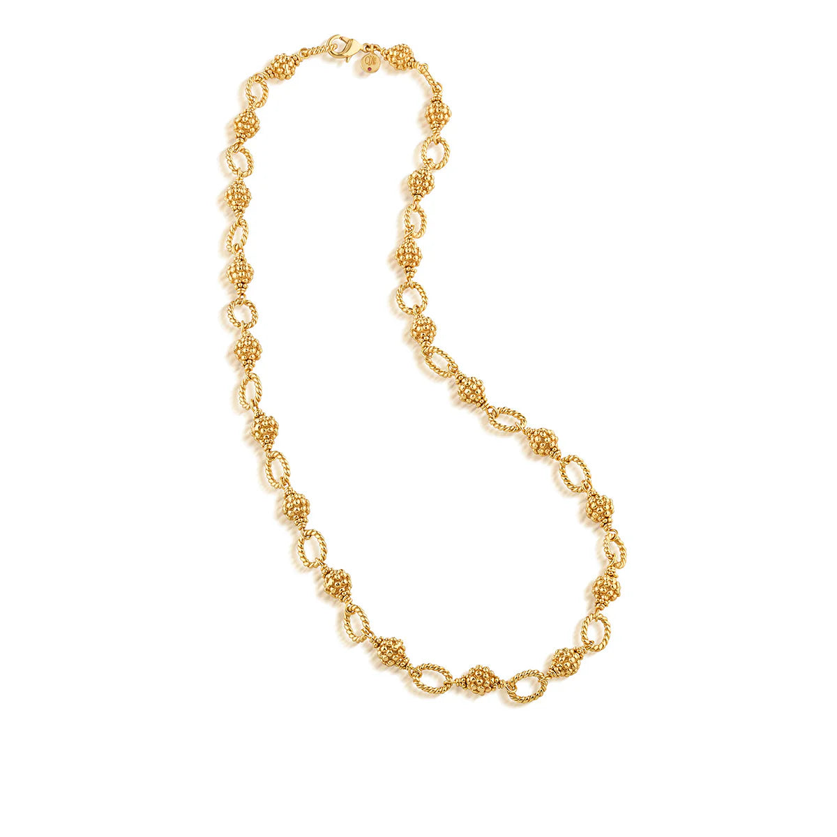 Berry & Bead Gold Chain, 24"