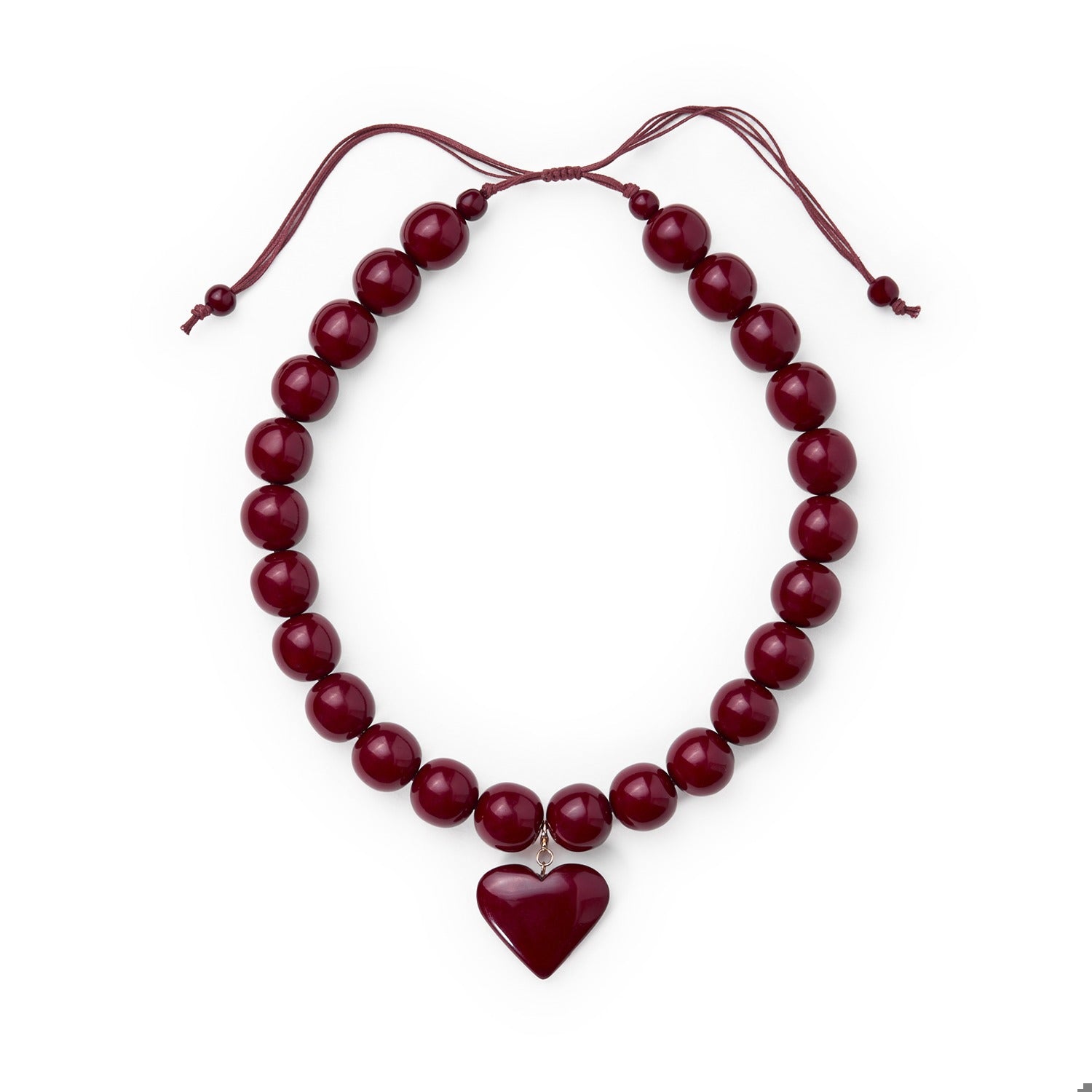 Emery Large Round Resin Necklace