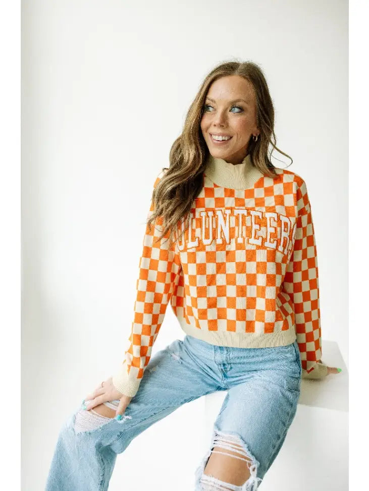 Tennessee Checkerboard  Sweater