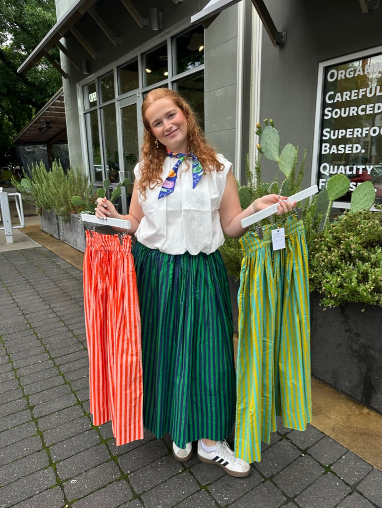 Keaton Stripe Skirt - One Size