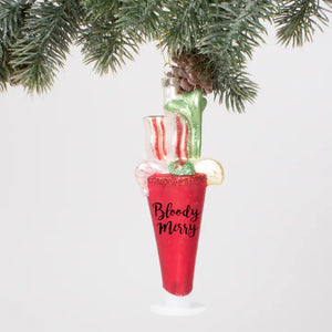 8 Oak Lane | Bloody Merry Glass Ornament