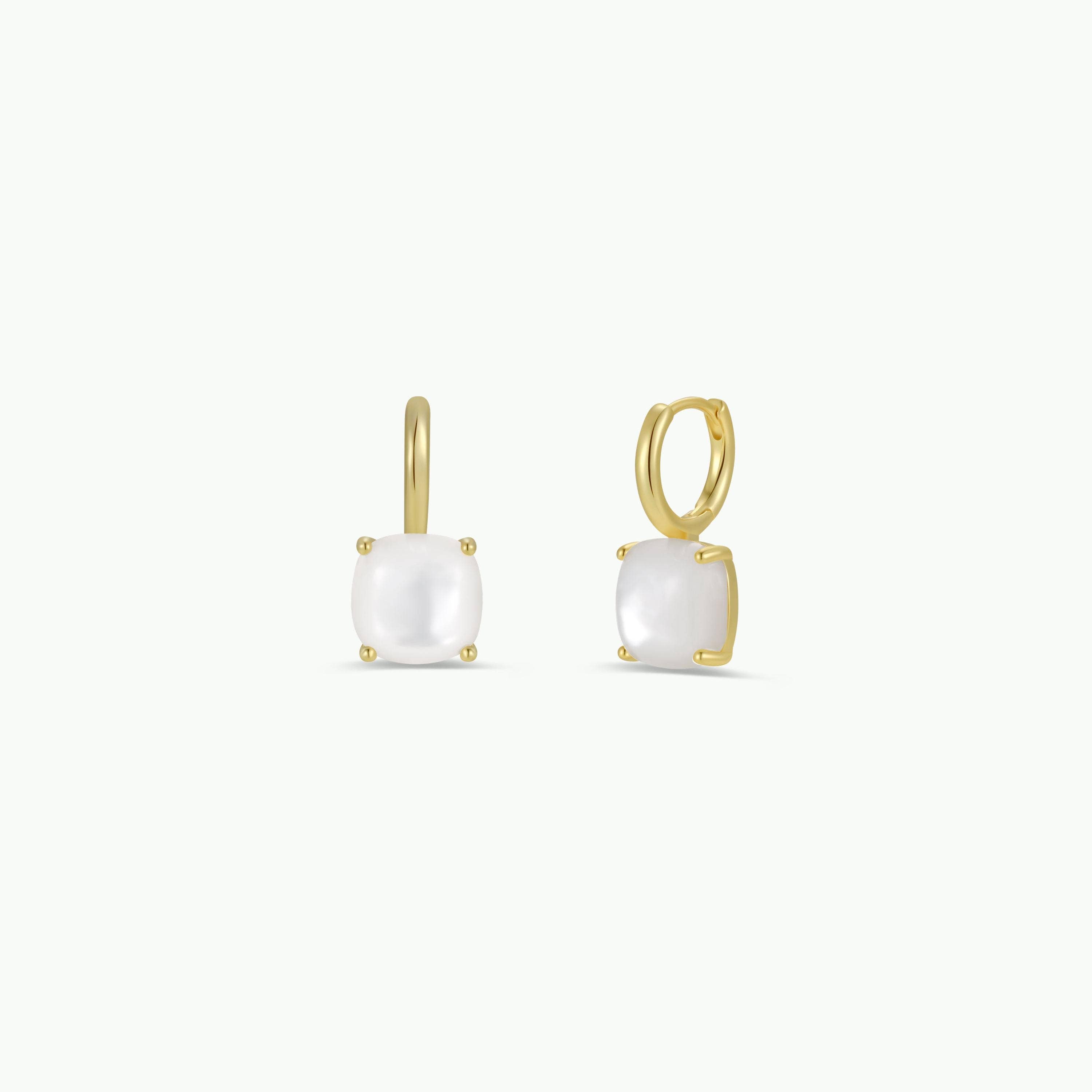 Gemstone Mini Drop - Mother of Pearl