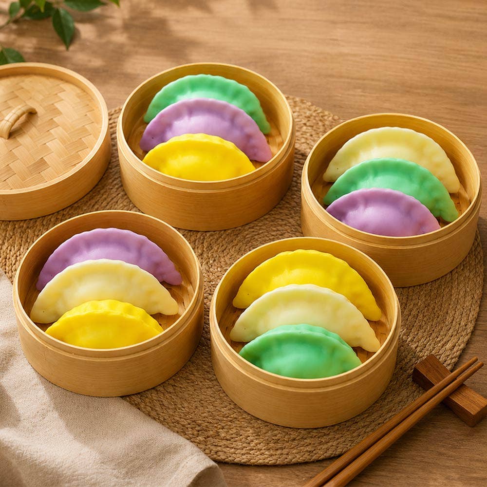 Set of 3 Dumplings in Basket