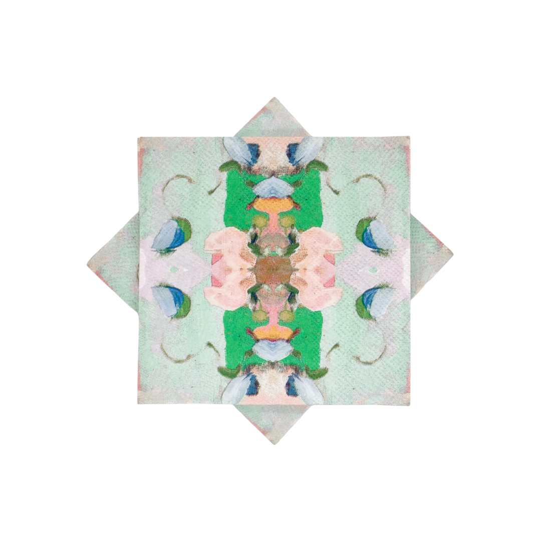 Laura Park | Monet's Garden Green Cocktail Napkins