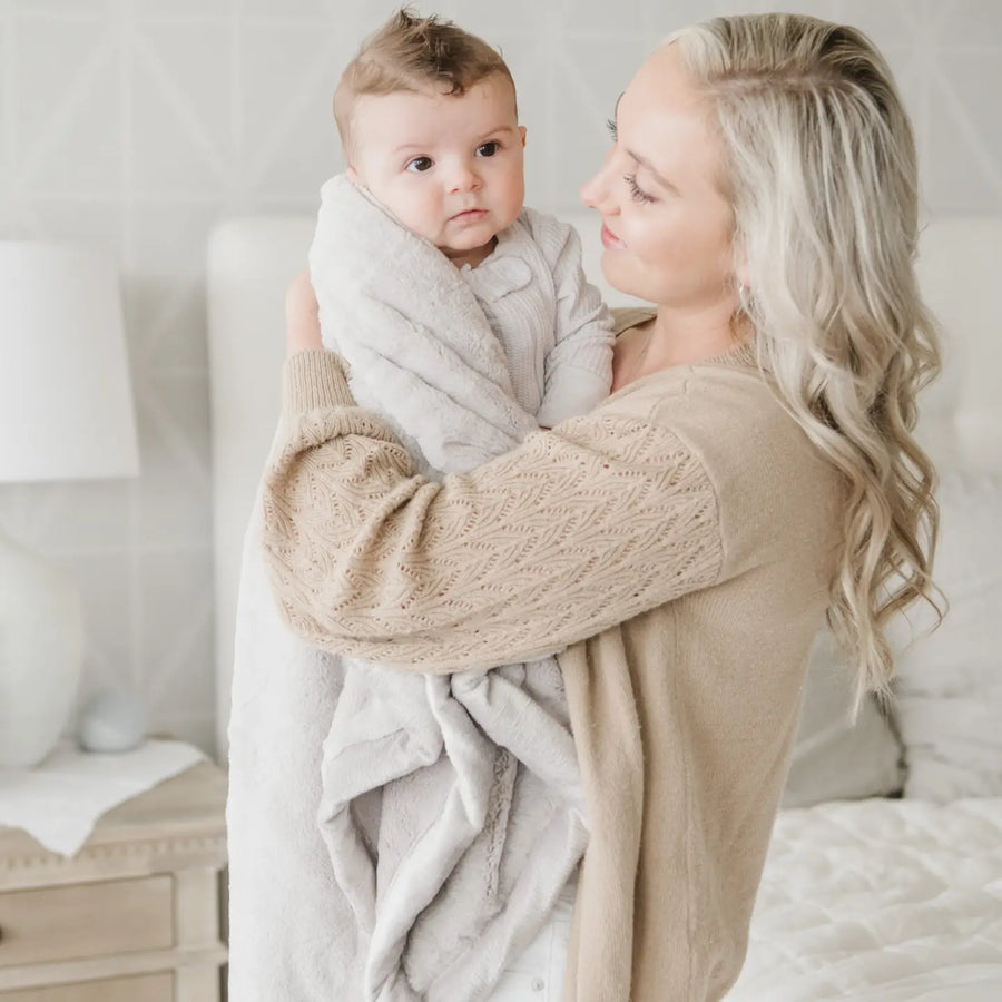 Lush Receiving Baby Blankets