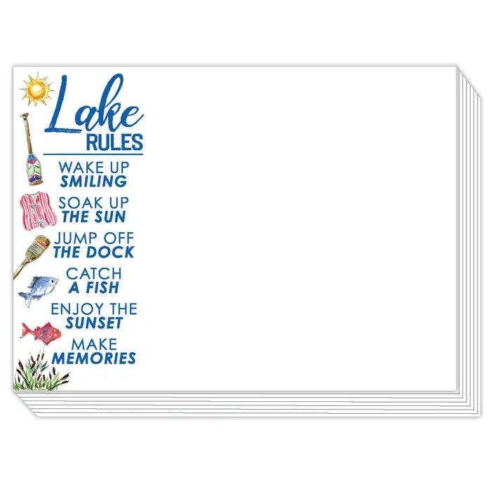 Lake Rules Slab Pad