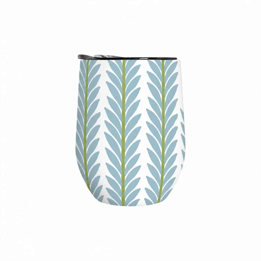 Frond French Blue 12 oz. Wine Tumbler