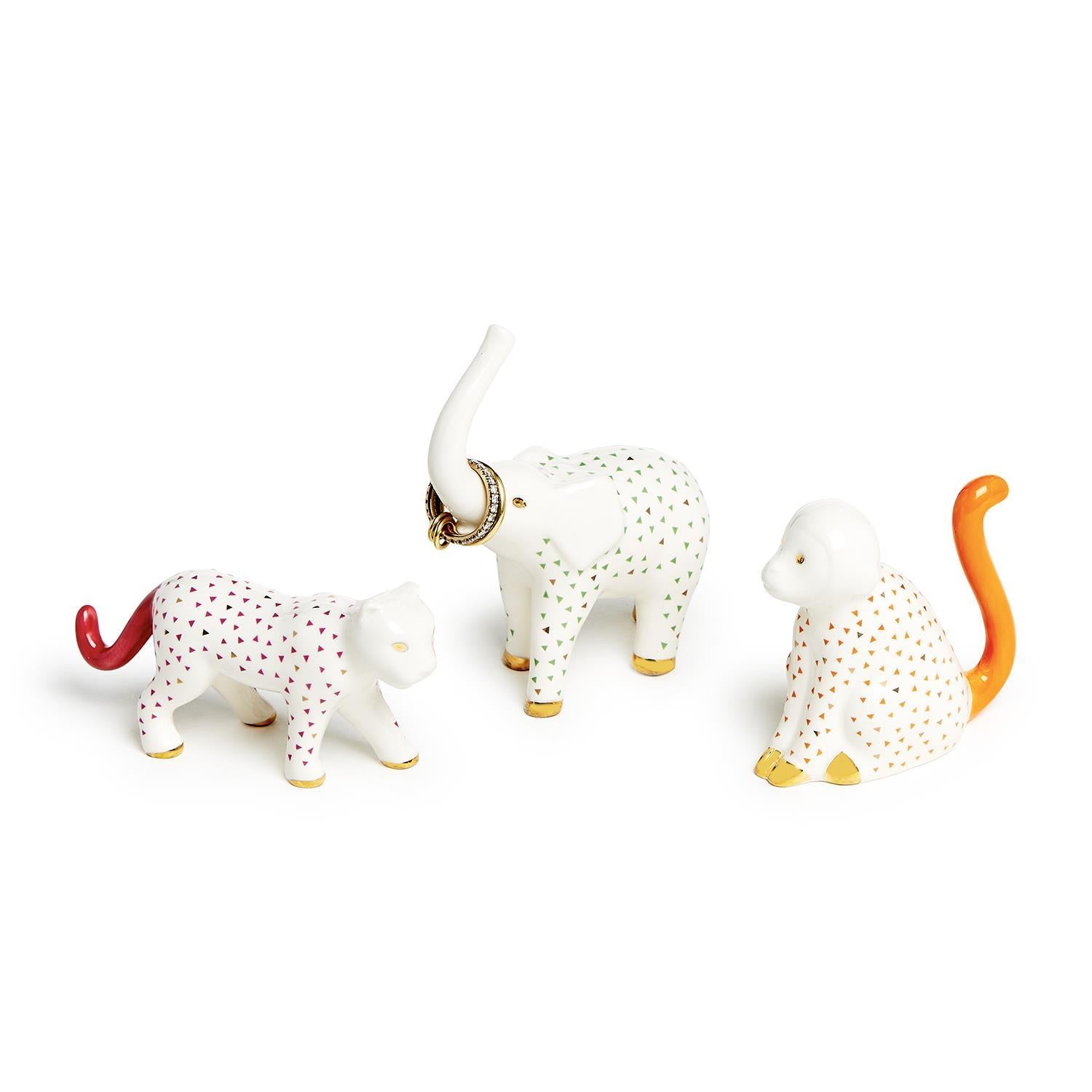 Ceramic Safari Jewelry Holder