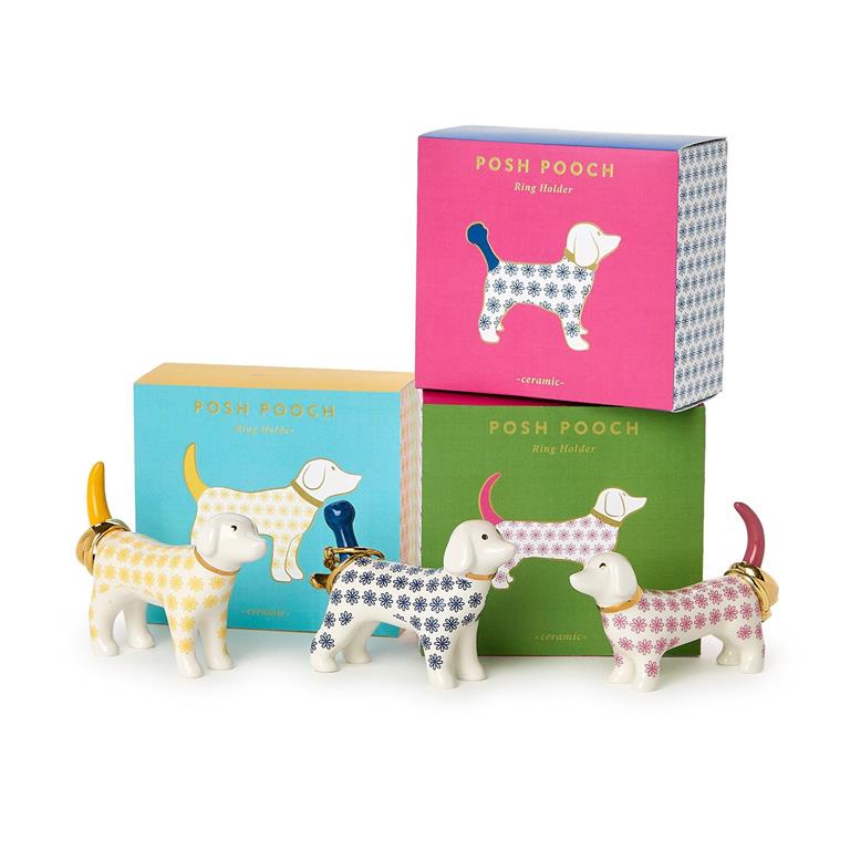 Ceramic Dog Jewelry Holder