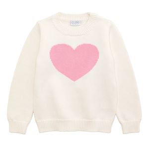 Mudpie | Heart Crew Neck Sweater
