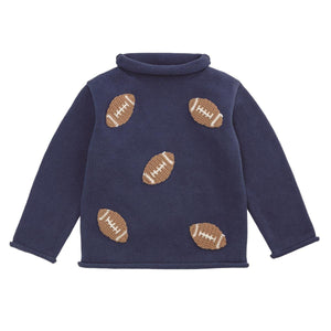 Mudpie | Football Rollneck Sweater