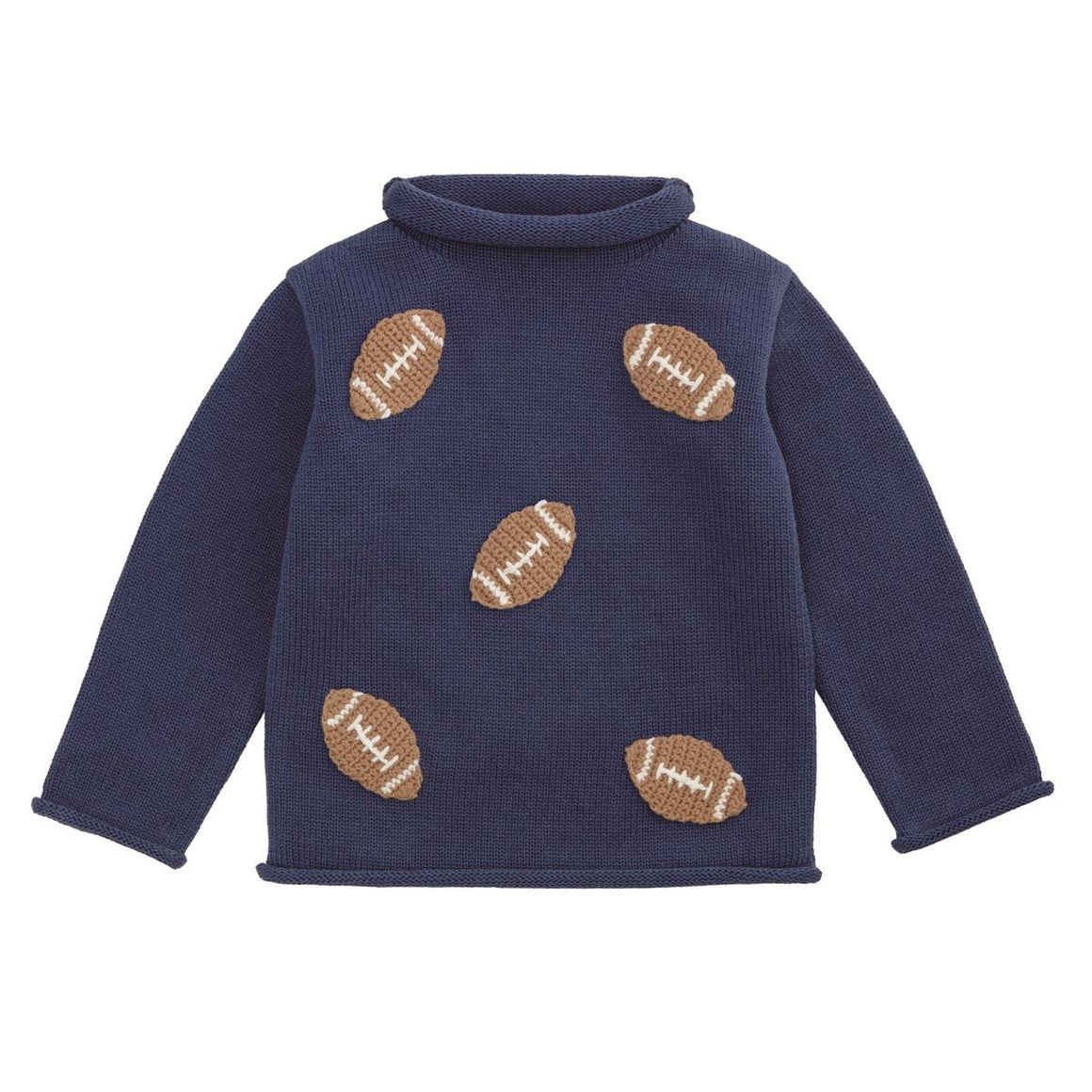 Mudpie | Football Rollneck Sweater